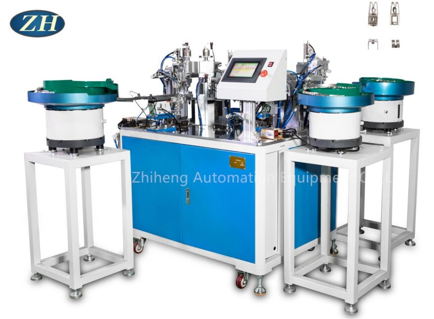 Máquina automática de remachado y prensado para la línea de hardware buena seguridad