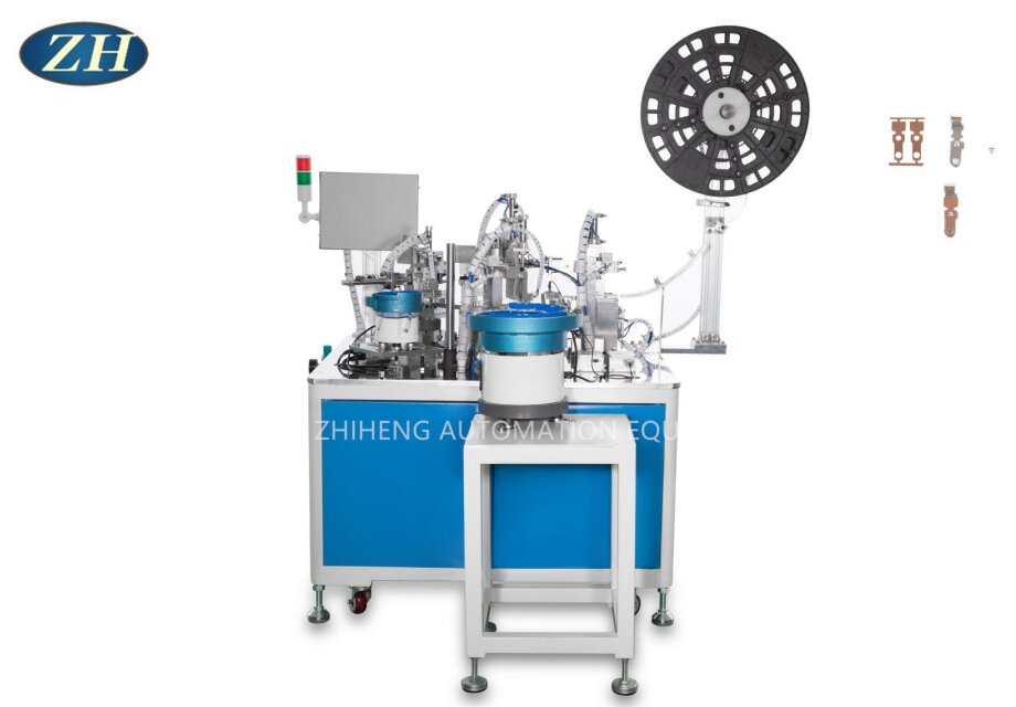Máquina remachadora con alimentador de correa fácil de mantener