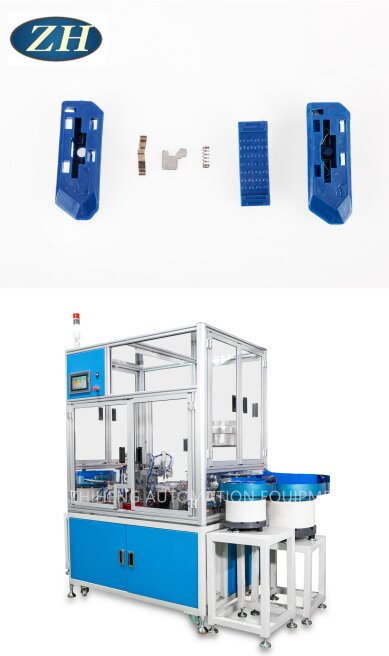 Máquina de ensamblaje de bloques de empuje de herramientas fácil de mantener