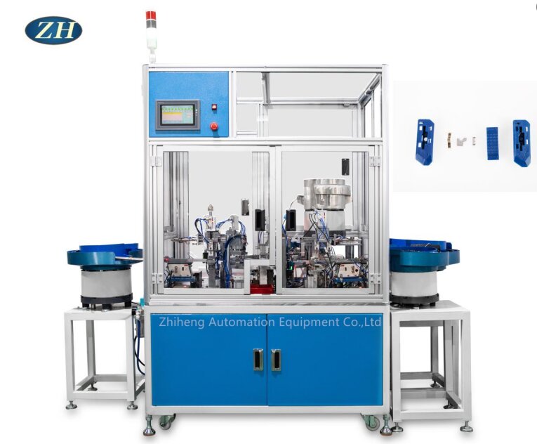 Máquina de ensamblaje de bloques de empuje de herramientas Alto grado de automatización